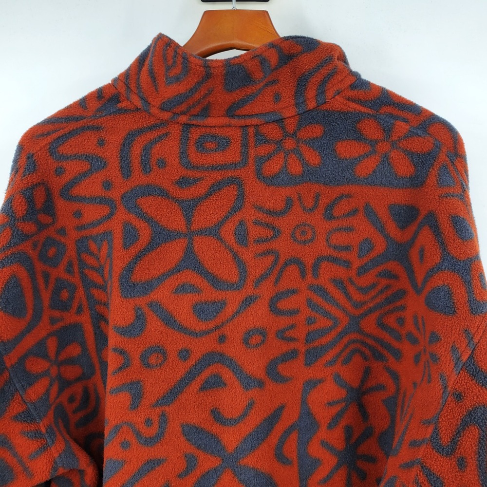 Vintage 1995 Patagonia Island Block Copper Synchilla Snap-T Fleece XL Canada 90s - Picture 12 of 15